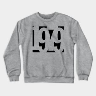 1979 Funky Overlapping Reverse Numbers for Light Backgrounds Crewneck Sweatshirt